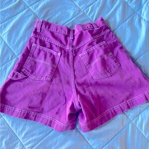 Vintage Y2K high waisted purple shorts cross road